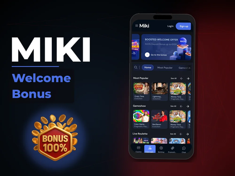Miki - Welcome Bonus