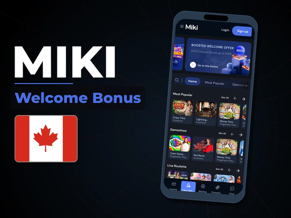 Miki - Welcome Bonus